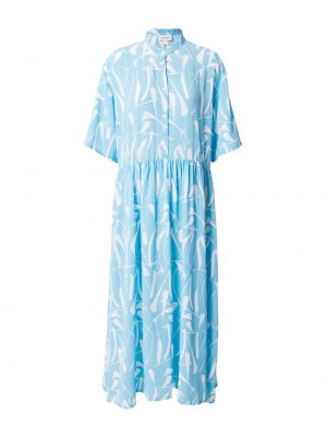 Платье-рубашка Monki синее