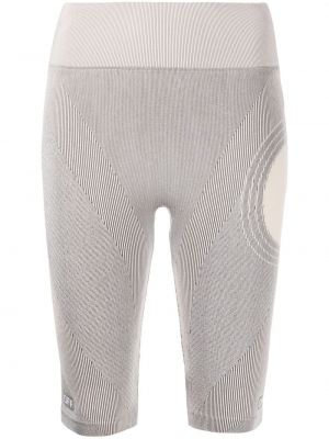Pantalones culotte a rayas Off-white blanco