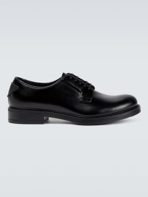 Pantofi derby din piele Prada negru