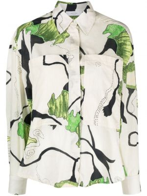 Hemd aus baumwoll mit print Roseanna grün
