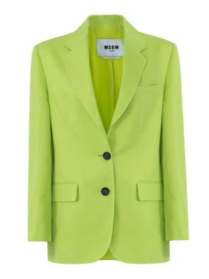 Пиджак Msgm зеленый