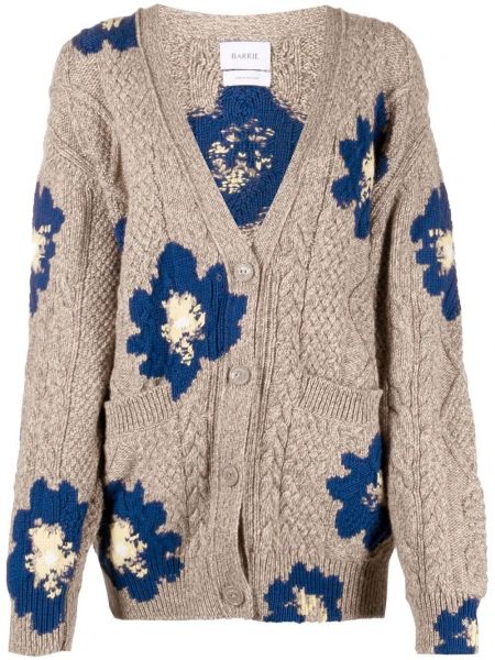 Cardigan lung cu model floral Barrie