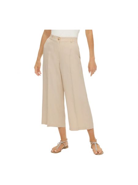 Pantalones culotte bootcut S.oliver beige