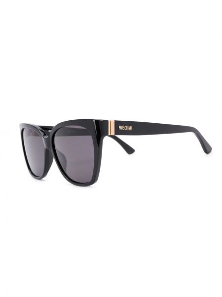 Okulary przeciwsłoneczne oversize Moschino Eyewear czarne
