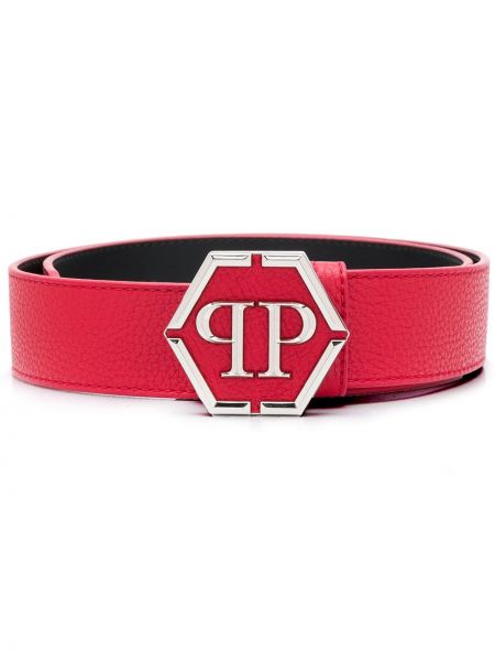 Cinturón Philipp Plein rojo