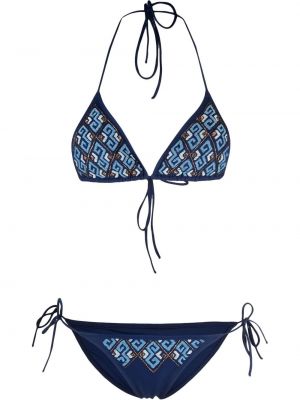 Hímzett bikini Tara Matthews kék