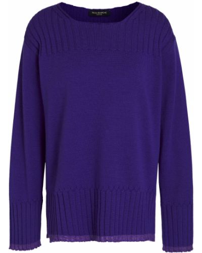 Вовняний светр Piazza Sempione, фіолетовий