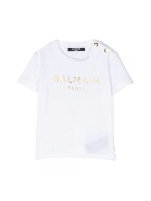 Biała koszulka Balmain