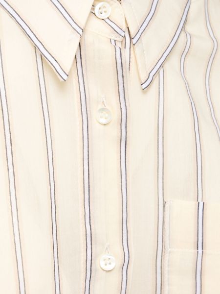Camicia di seta di cotone Brunello Cucinelli
