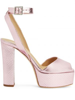 Platvorm sandaalid Giuseppe Zanotti roosa
