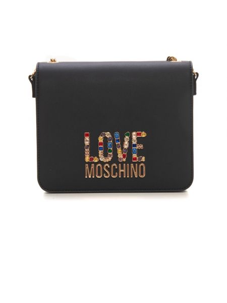 Torba na ramię elegancka Love Moschino czarna