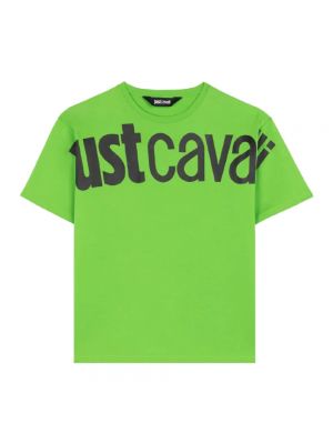 Koszulka Just Cavalli zielona