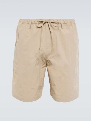 Pantalones cortos de algodón Nanushka beige
