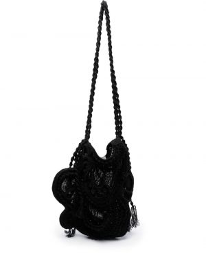 Памучни чанта през рамо Isabel Marant черно