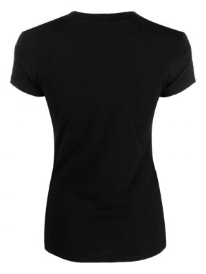 T-shirt en coton Plein Sport noir
