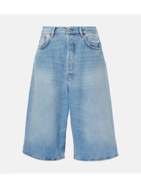 Jeans shorts Acne Studios blå