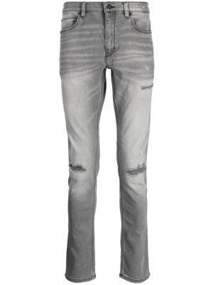 Slim fit skinny fit-jeans Hugo grå