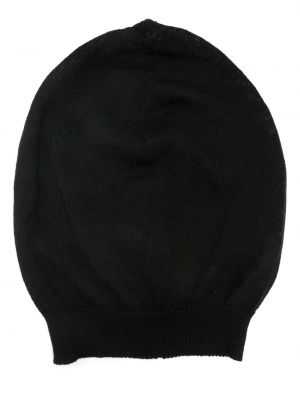 Vlnená čiapka Rick Owens čierna