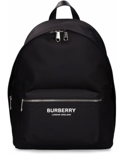 Najlonski ruksak Burberry crna