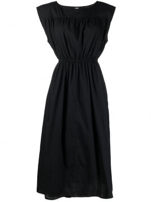 Ασύμμετρη μίντι φόρεμα Toteme μαύρο
