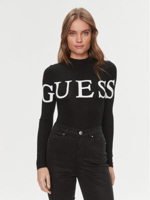 Slim fit body Guess fekete