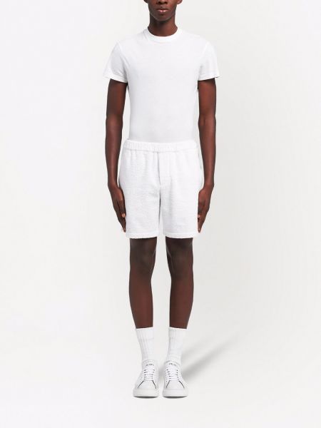 Shorts de sport Prada blanc