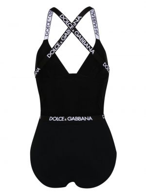 Strój kąpielowy Dolce And Gabbana czarny