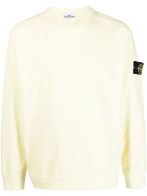 Bomull sweatshirt Stone Island gul