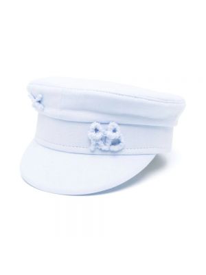 Lniana czapka z daszkiem Ruslan Baginskiy niebieska