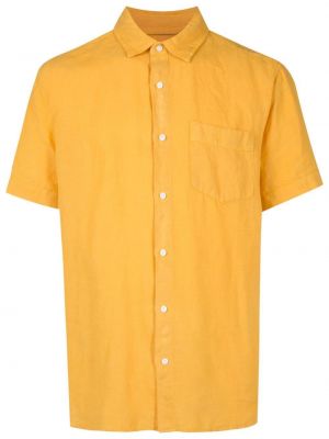 Puhasta srajca z gumbi Osklen rumena