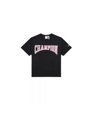 Koszulka bawełniana Champion czarna