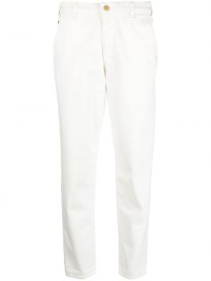 Egyenes szárú nadrág Emporio Armani fehér