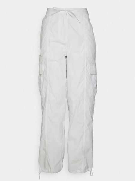 Spodnie Calvin Klein Jeans białe