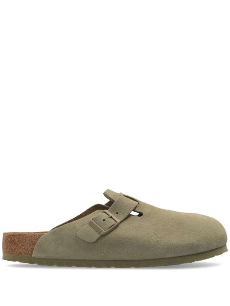 Ruskind sandaler Birkenstock grøn