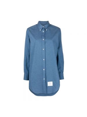 Bluse mit geknöpfter Thom Browne blau