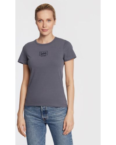 T-shirt Lee grigio