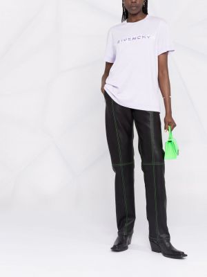Camiseta con estampado Givenchy violeta