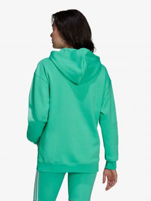 Mikina s kapucňou Adidas zelená