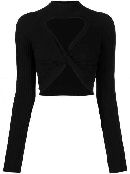 Crop top Dion Lee svart