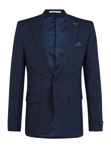 Sako v biznis štýle Burton Menswear London modrá