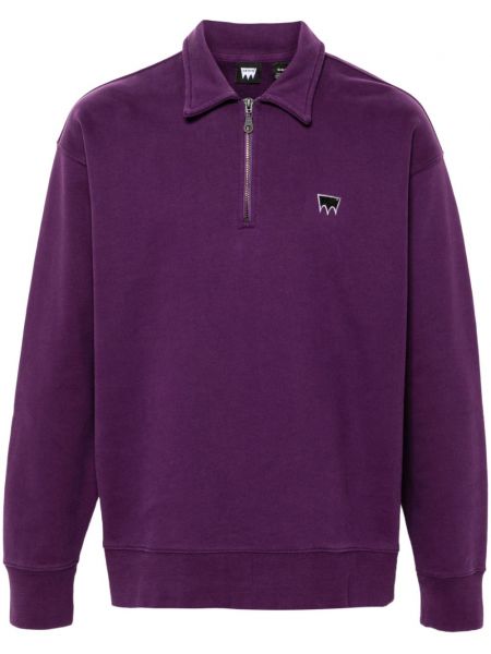 Brodeerattu huppari Levi's violetti