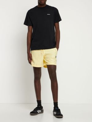 Pantalones cortos a rayas Adidas Originals negro