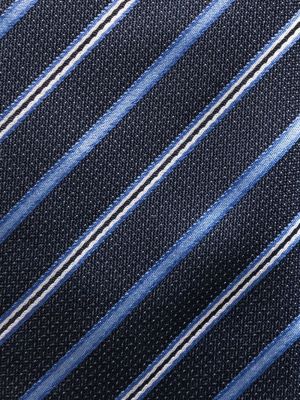 Jedwabny krawat w paski Emporio Armani