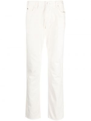 Straight leg jeans Emporio Armani bianco
