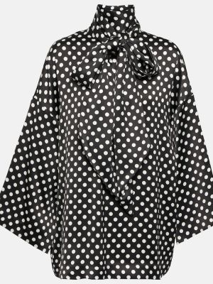 Сатенена блуза Saint Laurent
