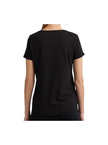 Camisa de algodón Ralph Lauren negro