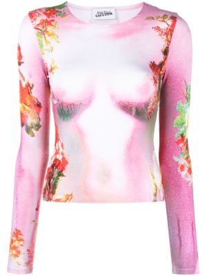 Košile Jean Paul Gaultier růžová