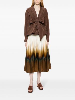 Spódnica z nadrukiem w abstrakcyjne wzory Silvia Tcherassi