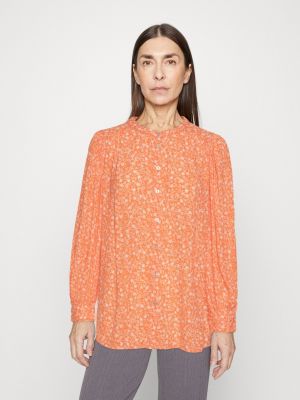 Рубашка Marks & Spencer оранжевая