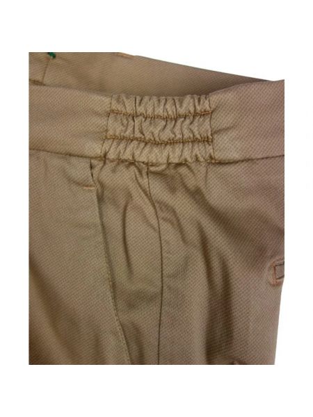 Pantalones chinos de algodón con estampado Berwich beige